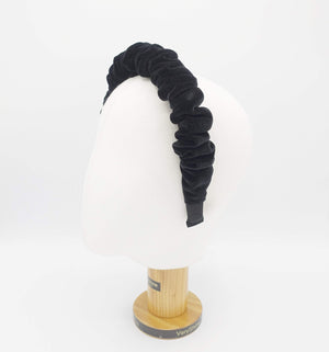 VeryShine Headband vevlet ruched headband pleated hairband accessory for women