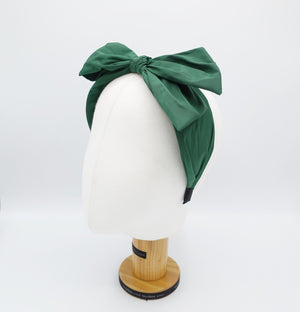 VeryShine Headband wired bow headband polyamide simple stylish hairband woman hair accessory