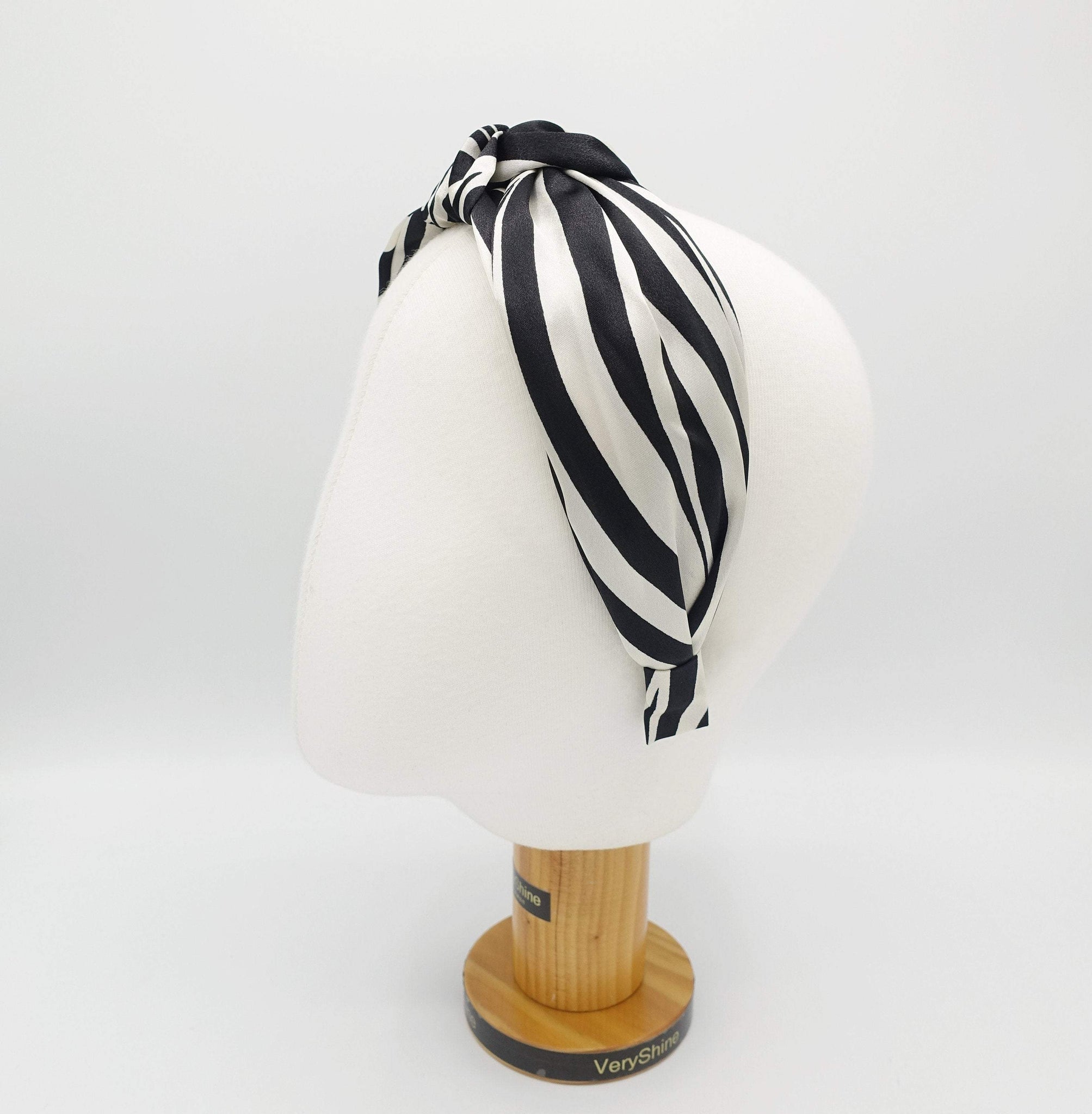 VeryShine Headband zebra top knot headband animal print hairband for women