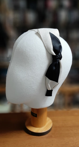 VeryShine Headbands & Turbans double bow knotted headband black bow layered hairband