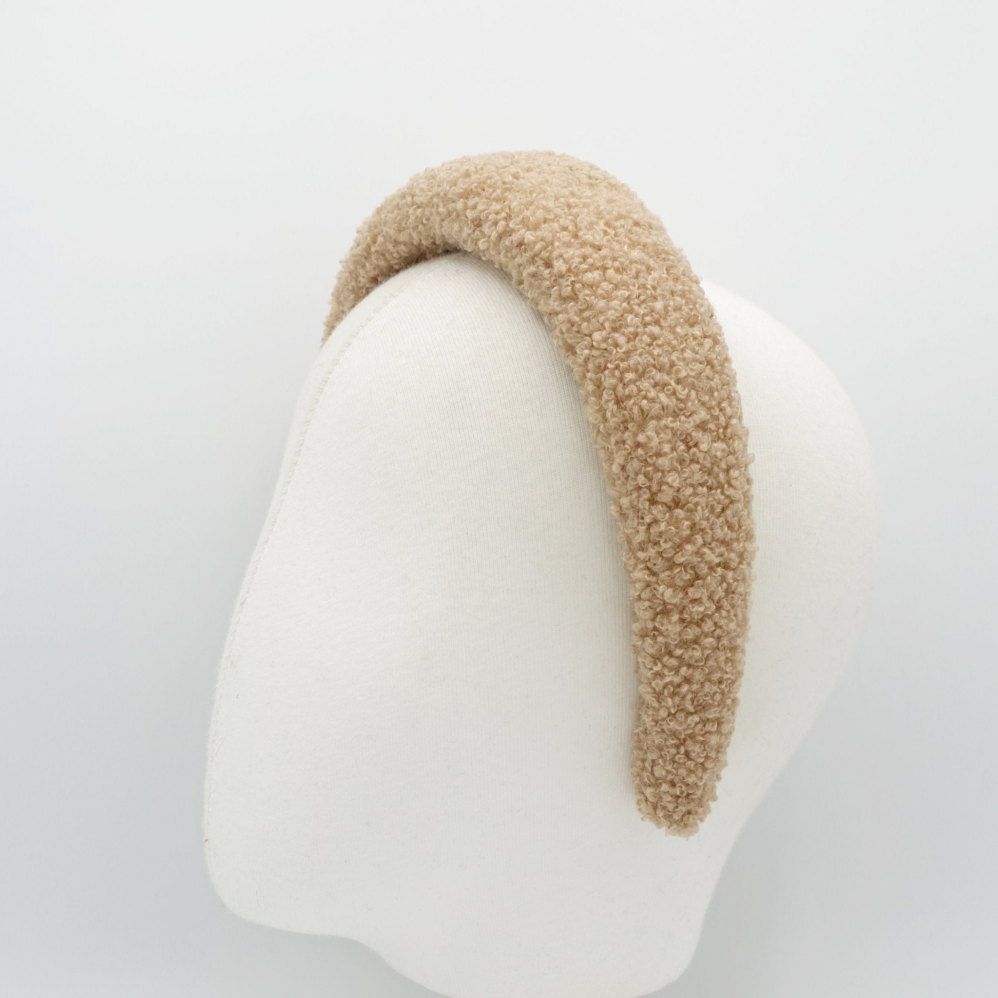 VeryShine Headbands & Turbans fabric lamb fur headband padded hairband