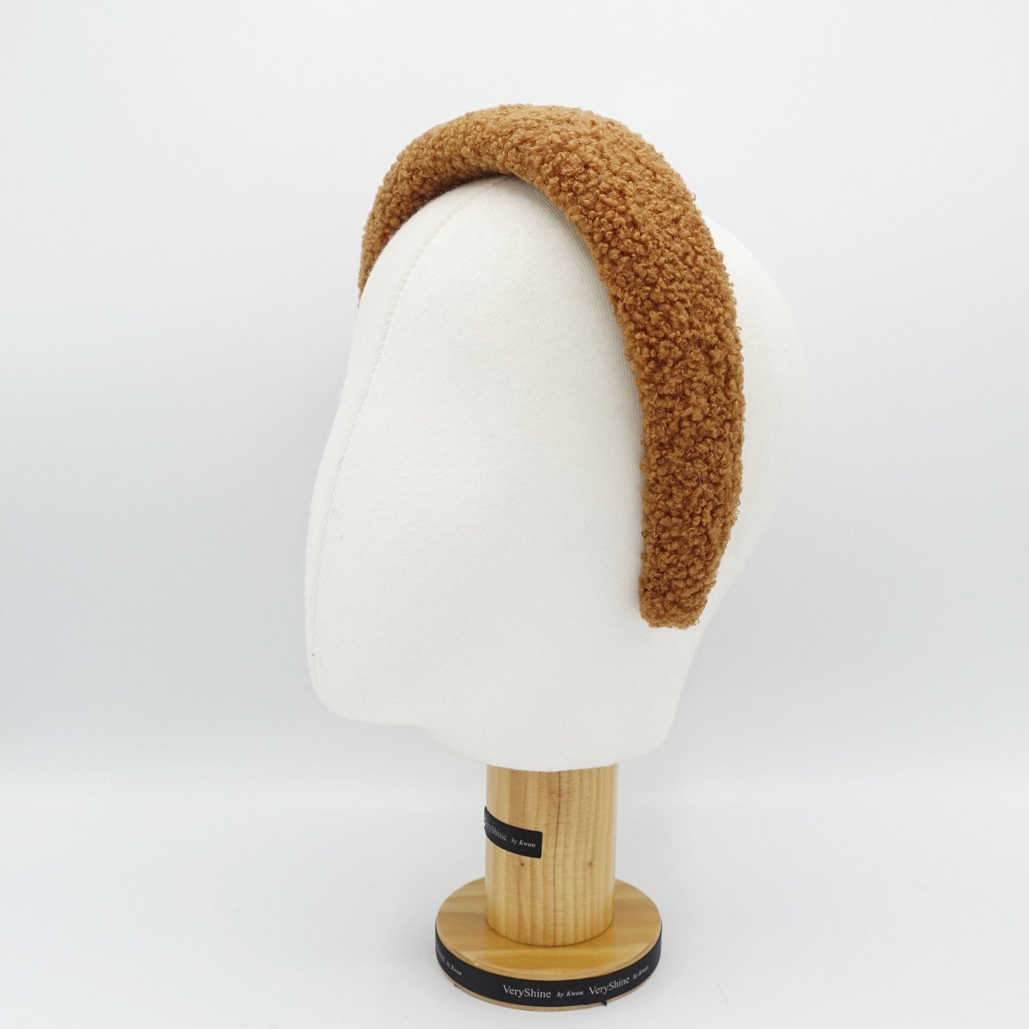 VeryShine Headbands & Turbans fabric lamb fur headband padded hairband