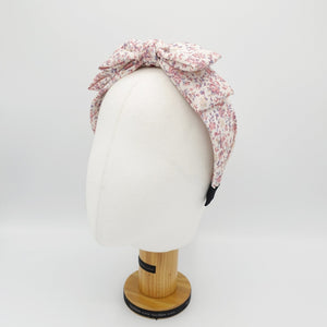 VeryShine Headbands & Turbans pastel floral bow headband tiny floral hair accessory for women
