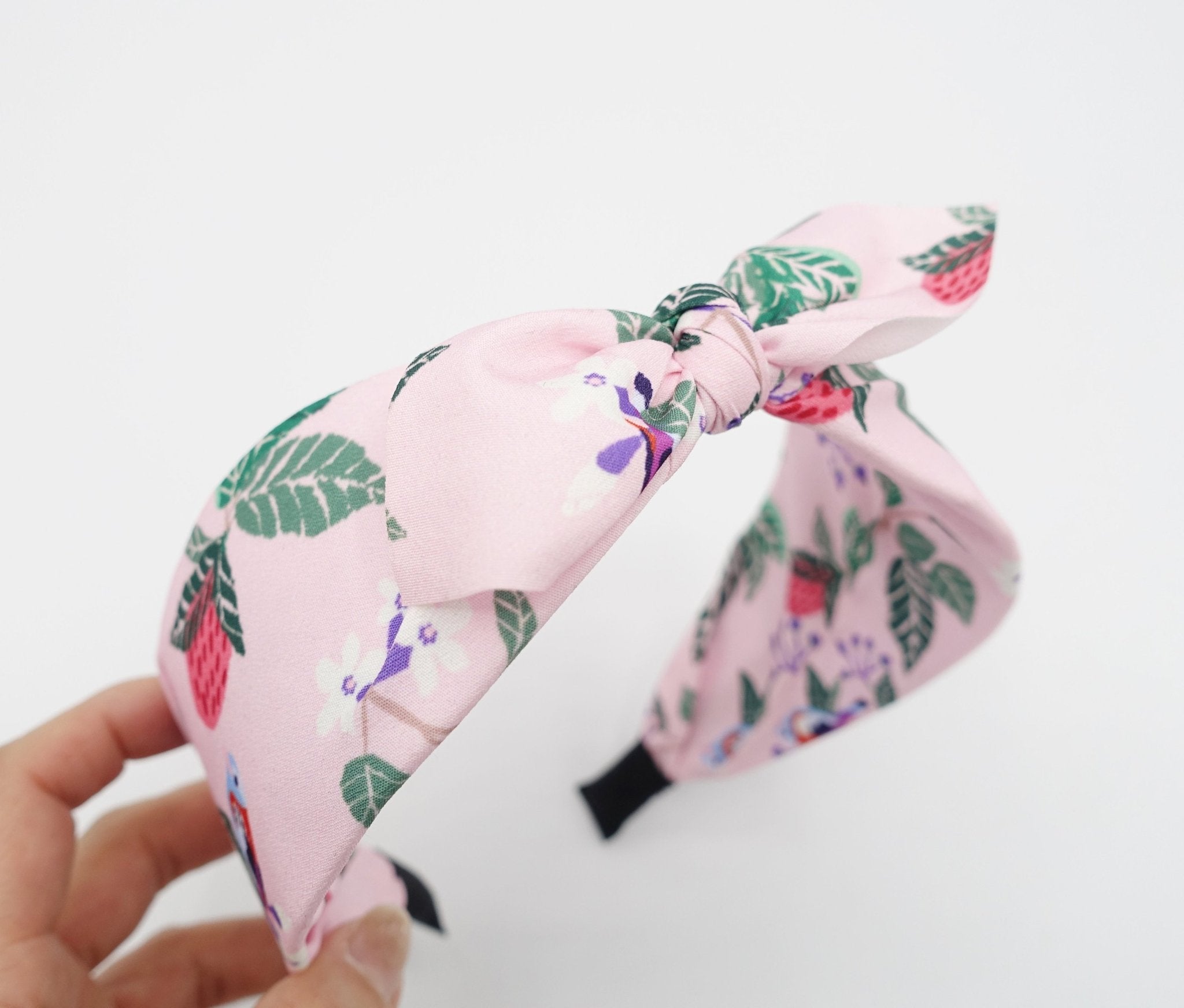 botanical garden bow knot headband headband casual Spring hair accesso