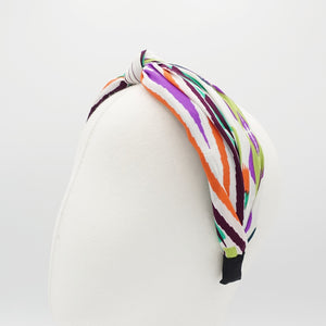 VeryShine knot headband line color play pattern headband vivid color casual woman hair accessory