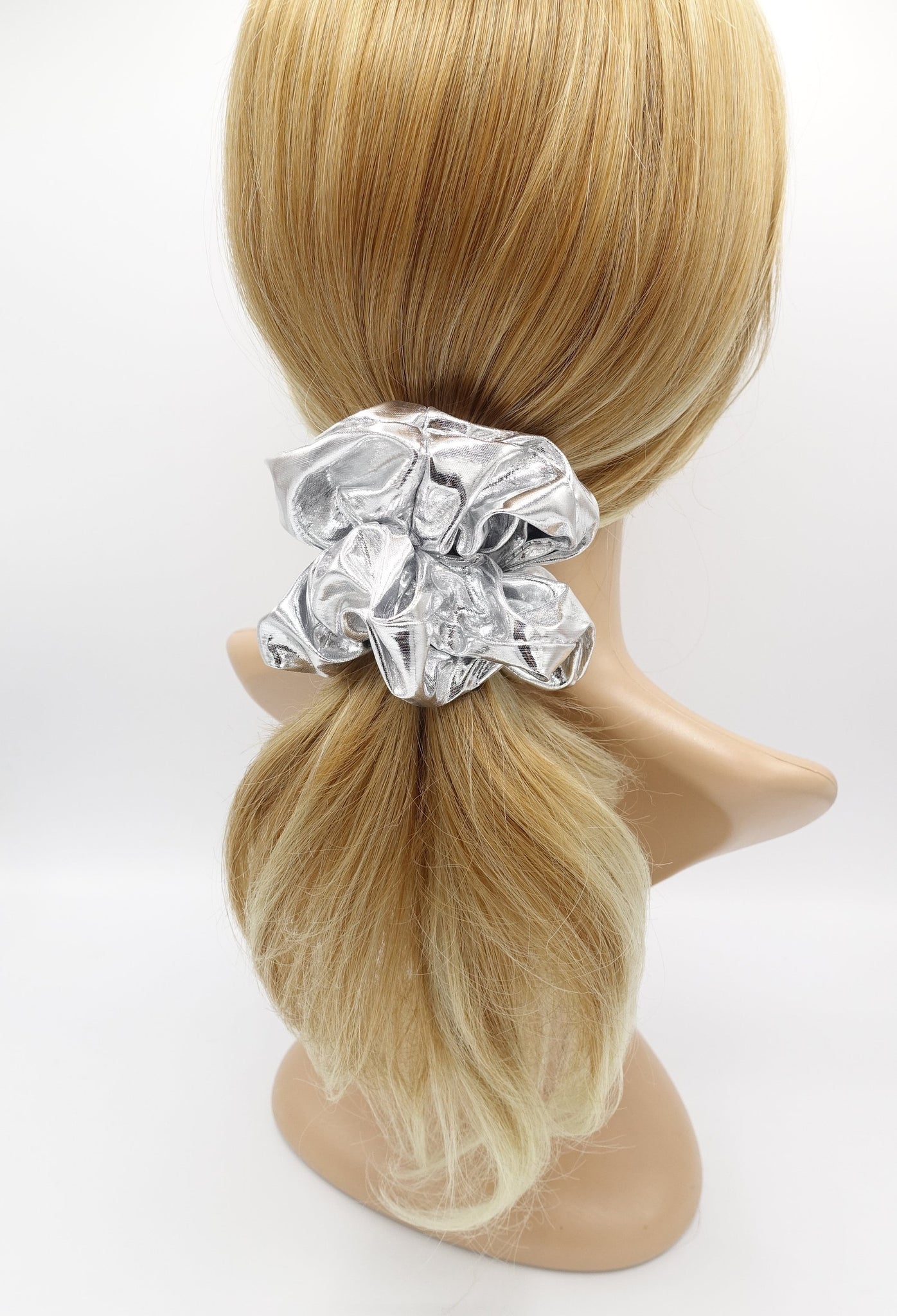 VeryShine lame scrunchies metallic hair scrunchies for women