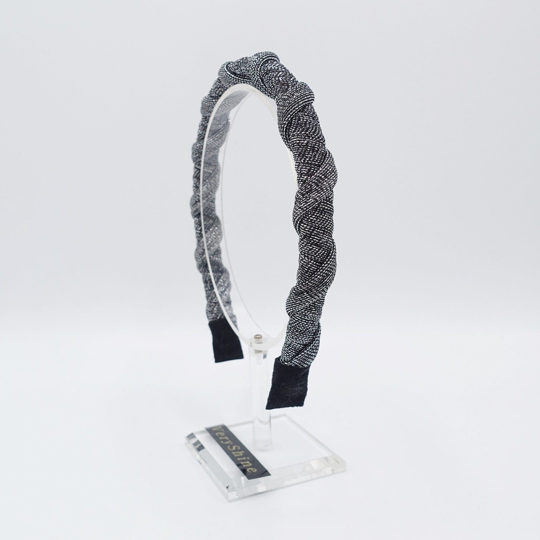 VeryShine lame wrap thin headband glittering hair accessory for women
