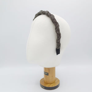 VeryShine lame wrap thin headband glittering hair accessory for women