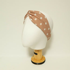 VeryShine large polka dot fashion headband elastic cross headband women hair accessory
