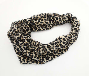 VeryShine leopard print headwrap fashion elastic headband for women