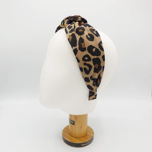VeryShine leopard top knot headband animal print hairband for women