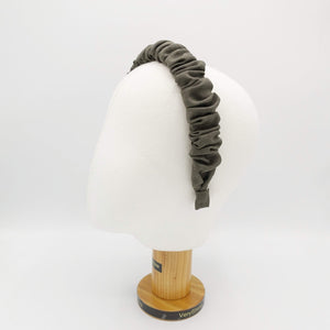 VeryShine linen blend headband ruched hairband for women