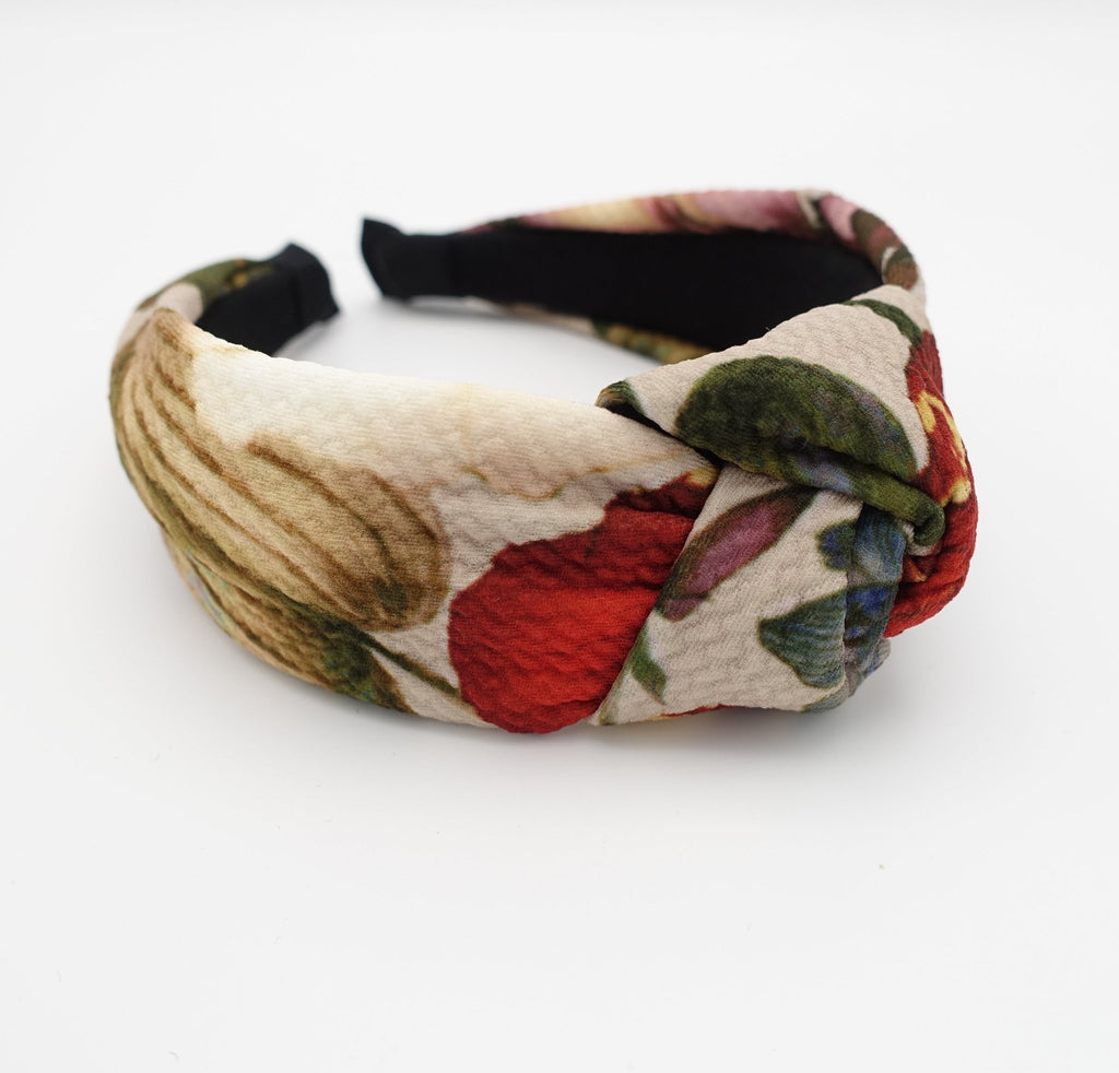VeryShine moonlight flower knot headband  knotted womens hairband Autumn Winter hair accessories