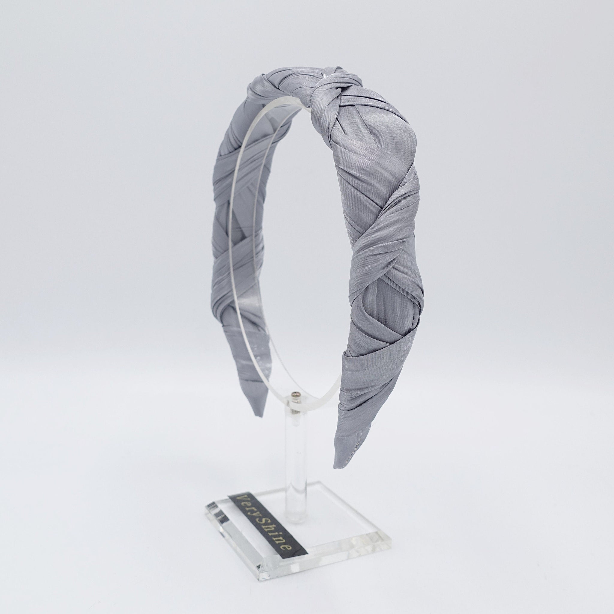 VeryShine organza cross wrap headband
