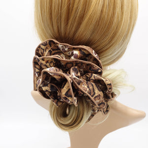 VeryShine oversized scrunchies python print scrunchies stylish hair ties for women