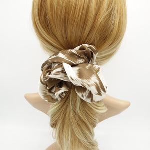 oversized stroke pattern scrunchies big scrunchies fashion hair elastic for women - veryshine.com