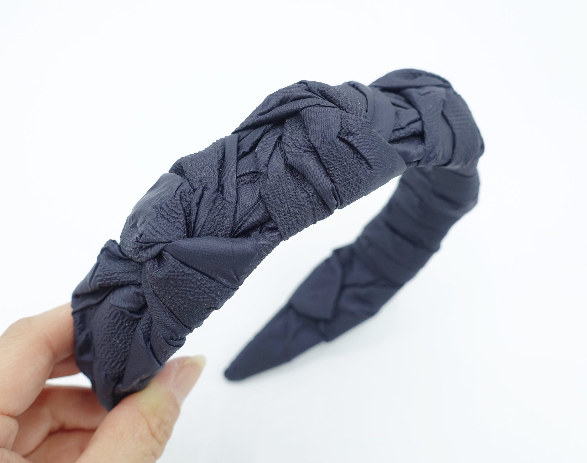 VeryShine padded fabric wrapped multi top knot headband hairband women hair accessory