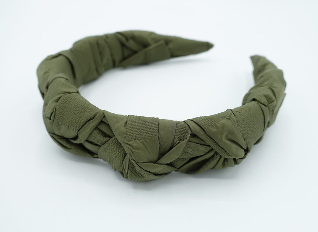 VeryShine padded fabric wrapped multi top knot headband hairband women hair accessory