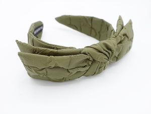 VeryShine padding bow knot headband wired pattern Fall Winter Stylish hair accessory for women
