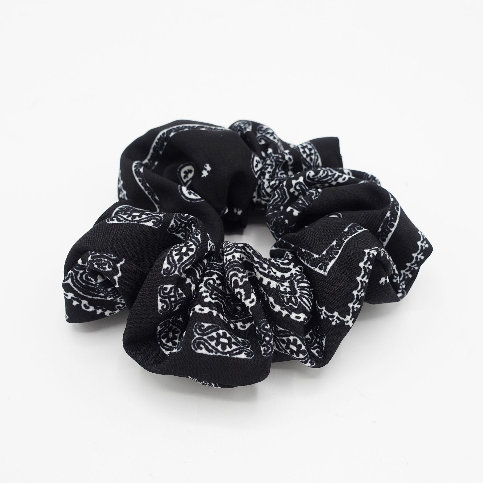 VeryShine paisley print cotton scrunchies Autumn hair elastic women hair accessory