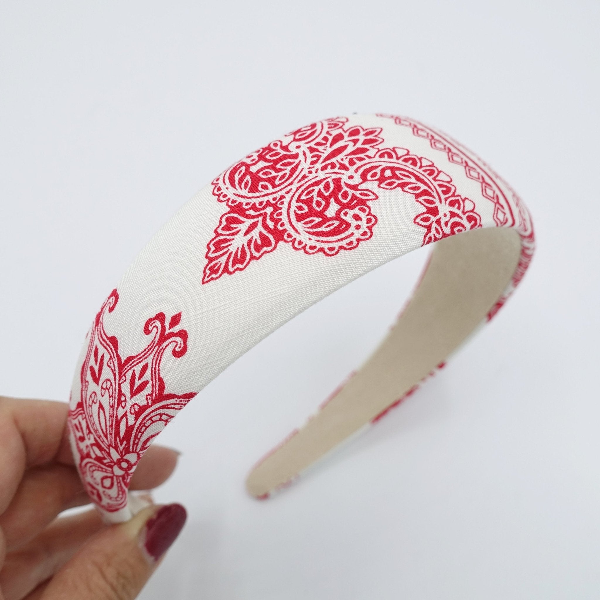 VeryShine paisley print padded headband for women