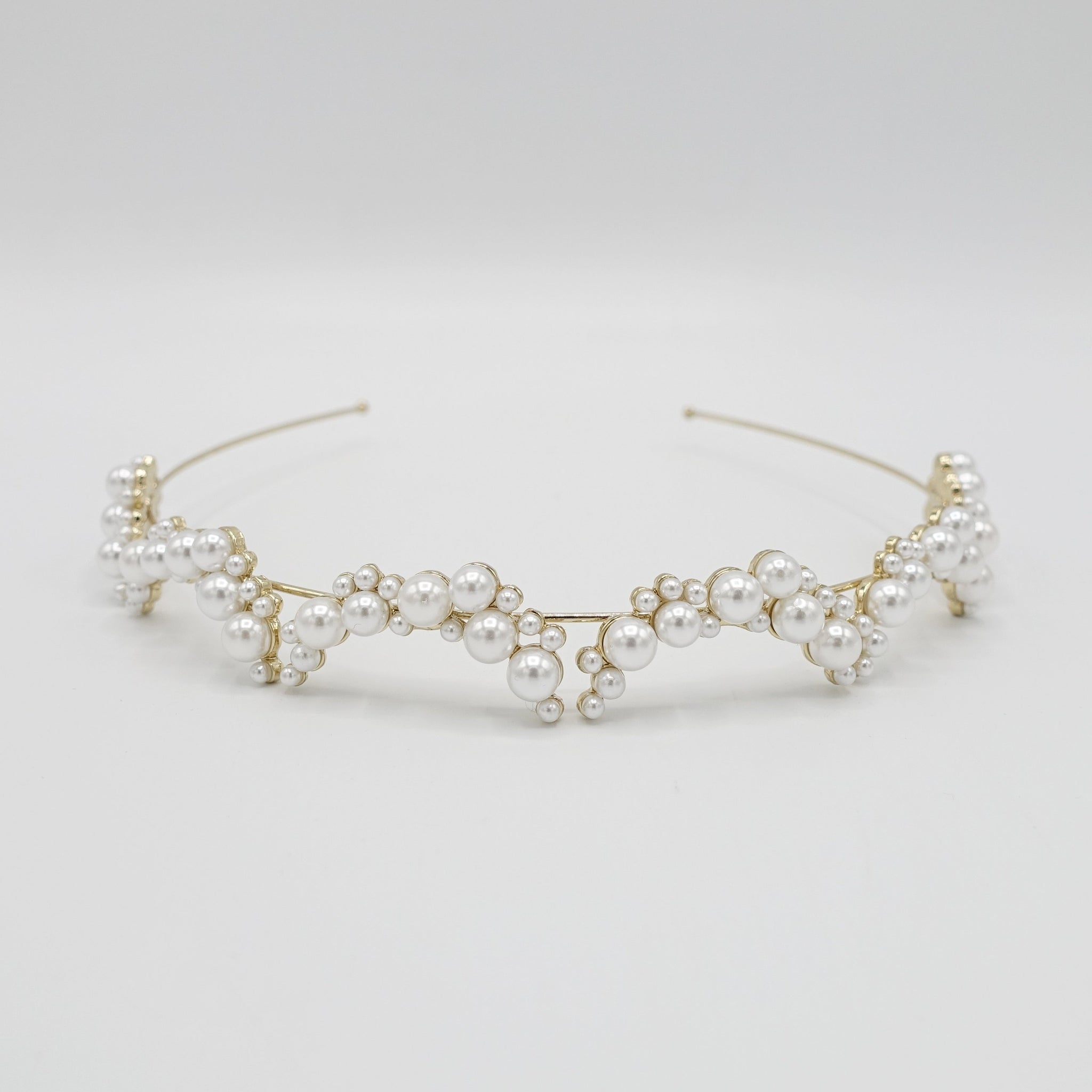 VeryShine pearl arch headband bridal hair accessories for women