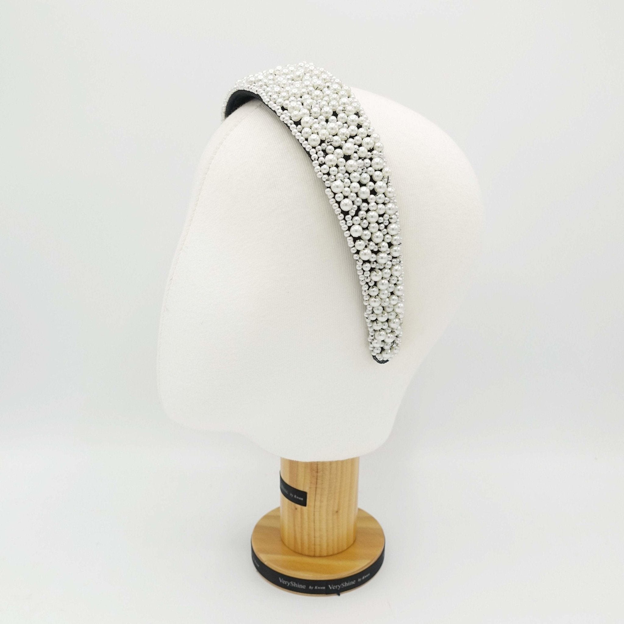 VeryShine pearl beaded headband