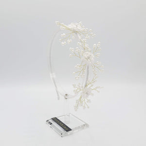 VeryShine pearl branch headband bridal flower hairband for wedding