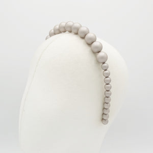 VeryShine pearl headband dyed non- glossy ball wire hairband women hair accessory