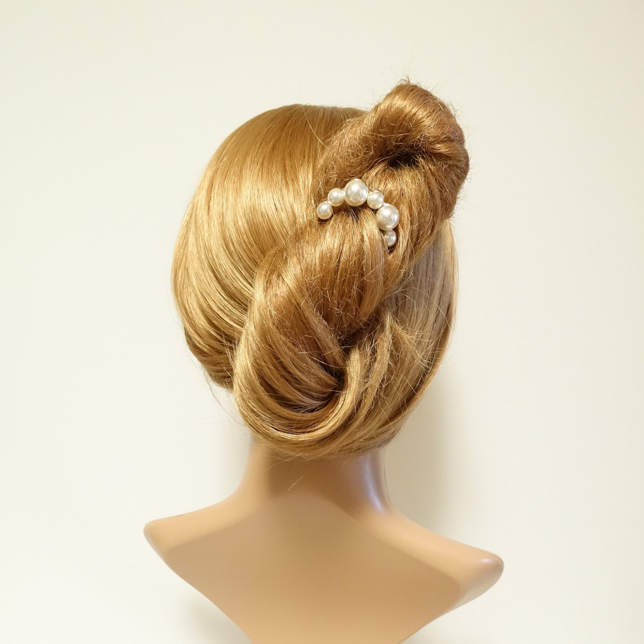 VeryShine pearl rhinestone hair fork special event dress hair pick style stick fork women hair accessories