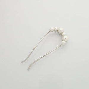 VeryShine pearl rhinestone hair fork special event dress hair pick style stick fork women hair accessories
