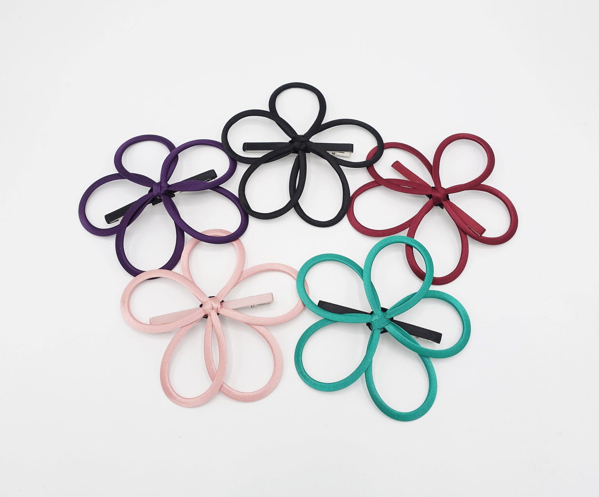 VeryShine petal hair clip wired flower hair accessory for women