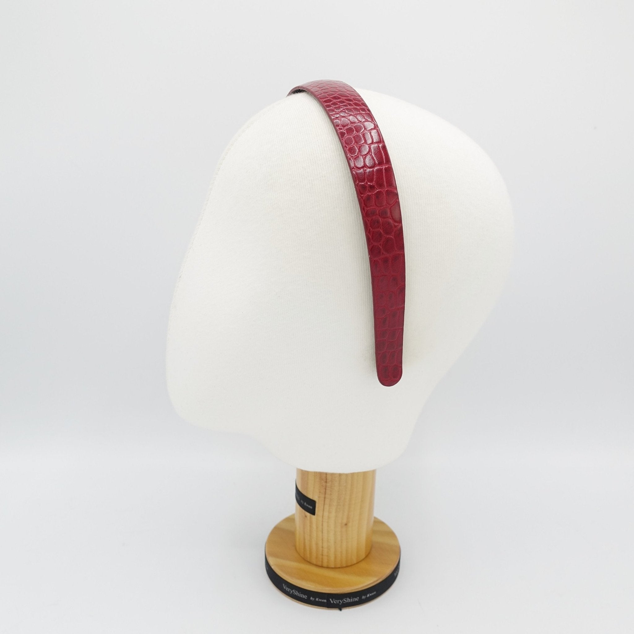 VeryShine python motivated faux leather headband  women fashion hairband