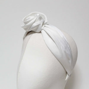 VeryShine satin wired flower headband pretty hairband woman hair accessory