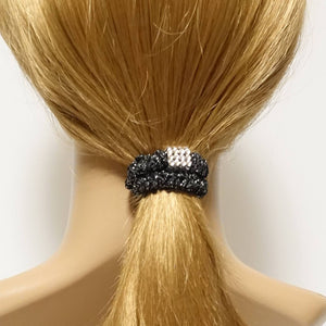 VeryShine scrunchies/hair holder A Set of 4 Ponytail holders Chunky Thick Elastic Band Hair Elastics Women Basic Hair Accessories