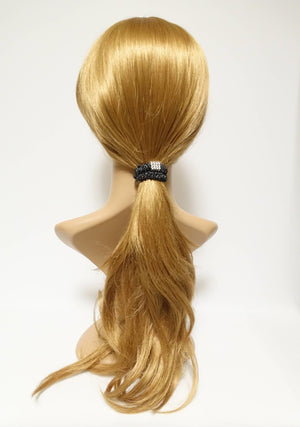 VeryShine scrunchies/hair holder A Set of 4 Ponytail holders Chunky Thick Elastic Band Hair Elastics Women Basic Hair Accessories