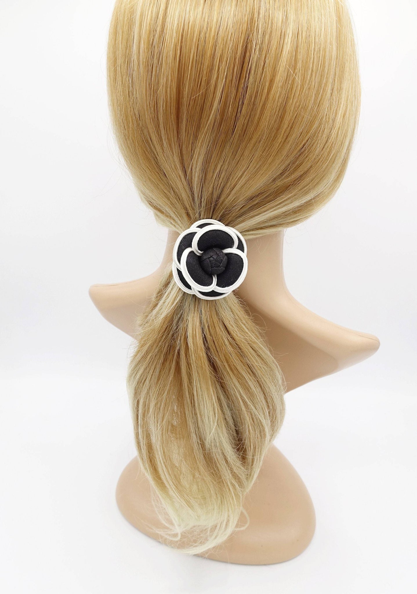 VeryShine scrunchies/hair holder camellia hair elastic ponytail holder