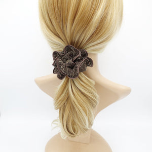 VeryShine scrunchies/hair holder glittering scrunchies pleated women scrunchies hair elastic scrunchy for women