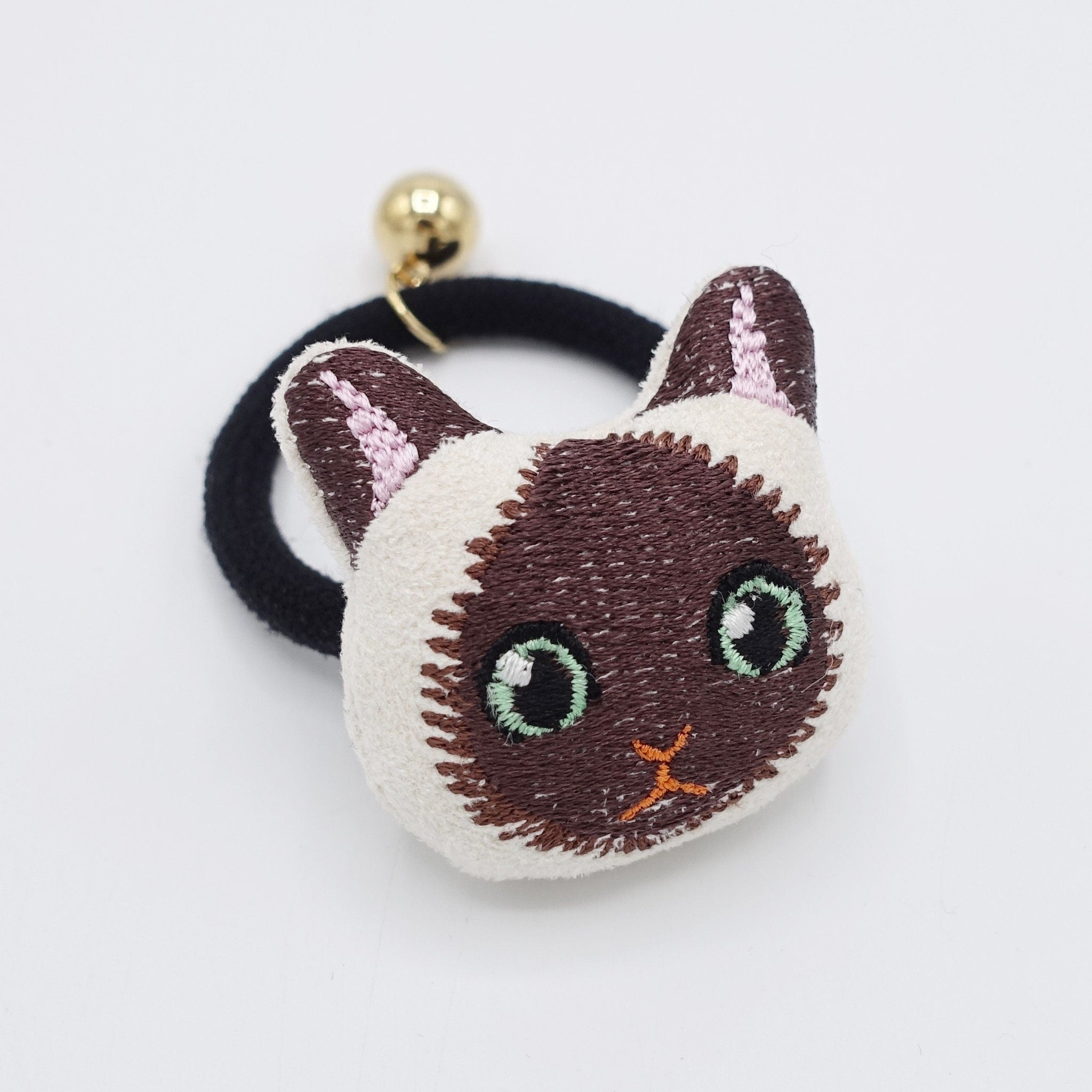 VeryShine Siamese cat cat embroidery hair elastic character ponytail holder hair ties