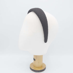 VeryShine simple tweed headband padded hairband casual hair accessory for women