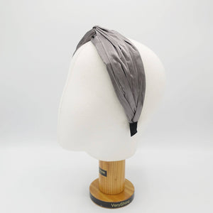 VeryShine sleek headband shining fabric cross hairband for women