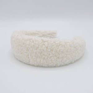 VeryShine teddy padded headband basic Fall Winter hair accessory for women