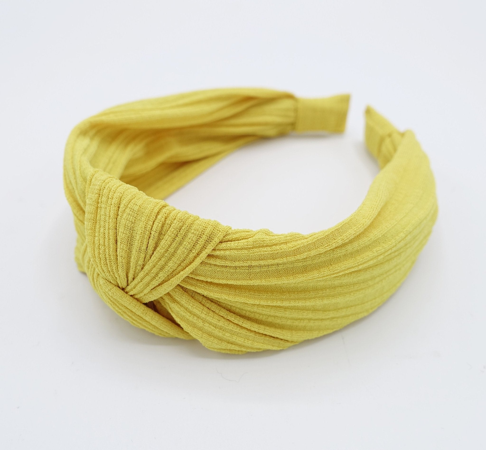 VeryShine thin stretch chiffon knit knotted headband