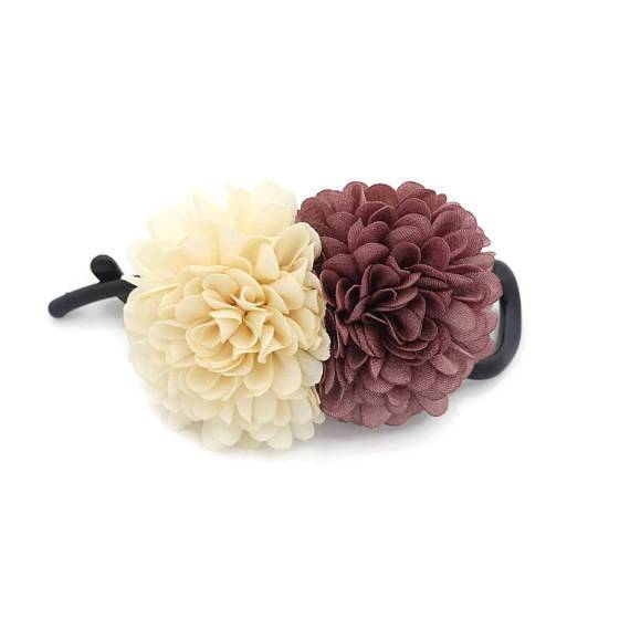 VeryShine Two Chrysanthemum  Flower Decorated Hair Clip Women Hair Accessory