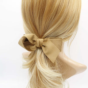 VeryShine velvet hair bow curved asymmetric double-faced hair accessory for women
