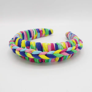 VeryShine wrap braided headband cotton luxury casual hairband for women -VS202109